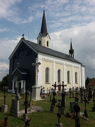 Kostel sv. Jakuba Většího ve Světlíku, o jehož obnovu se zasloužil