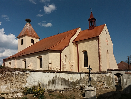 Strýčický kostel sv. apoštolů Petra a Pavla