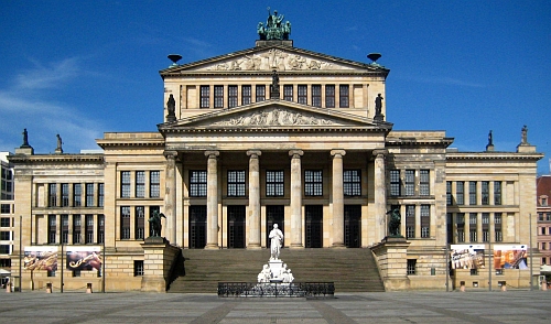 Berlínský Konzerthaus na náměstí Gendarmenmarkt