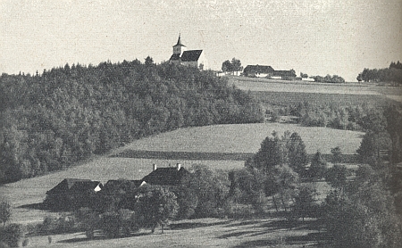 Mouřenec na staré pohlednici