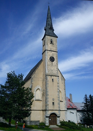 Farní kostel svatého Filipa a Jakuba v Přední Výtoni, kde snad píseň kdysi vznikla...