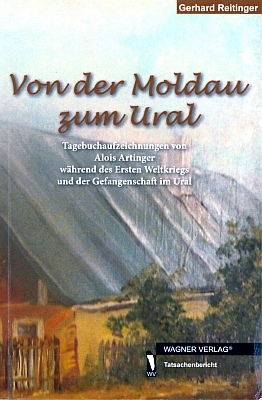 Obálka (2012) knihy s jeho deníkovými záznamy, vydané nakladatelstvím Wagner Verlag v Gelnhausen a zpracované Gerhardem Reitingerem