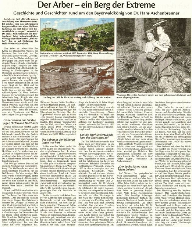 Z historie nejvyššího šumavského vrcholu čerpá jeho text, doprovázený i snímkem první turistické chaty na hoře Javor, otevřené roku 1885