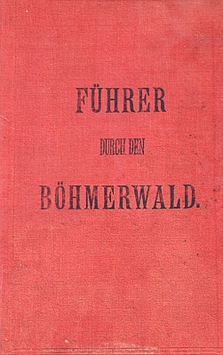 Vazba originálu (1888) a obálka reprintu průvodce, vydaného v jeho nakladatelství (1997)