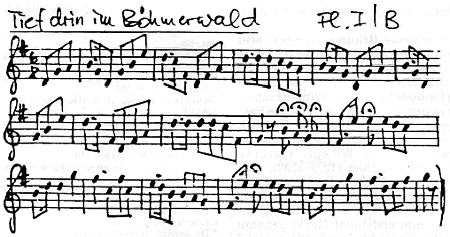 Part pro křídlovku v jeho aranžmá slavné Hartauerovy písně