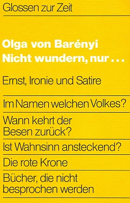 Obálka (1984, Verlag Hohe Warte, Pähl) knihy, jež je poslední položkou její bibliografie a Jihočeská vědecké knihovna ji má v regionálním fondu