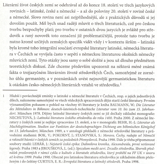 Úvod studie Václava Boka ze sborníku přednášek pro doktorandský seminář Ústavu bohemistiky Filozofické fakulty Jihočeské univerzity s oceněním Baumannovy průkopnické práce