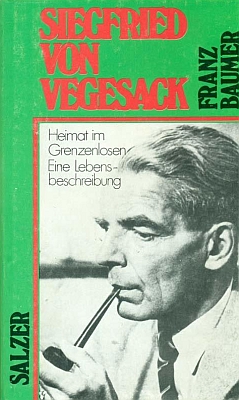 Obálka jeho knihy o Siegfriedu von Vegesackovi (1974, Eugen Salzer Verlag)