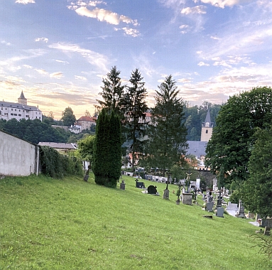 Hřbitov v Rožmberku nad Vltavou