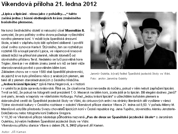 Ve víkendové příloze rozhlasové stanice Vltava zazněla v lednu 2012 celá Bernklauova báseň česky bez bližšího údaje o tom, že jde o překlad německého originálu z Kohoutího kříže