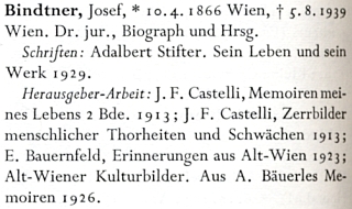 Jeho heslo v německém literárním lexikonu