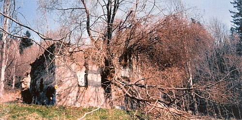 Ruina stavení čp. 16 v Novém Špičáku (Stanzl)