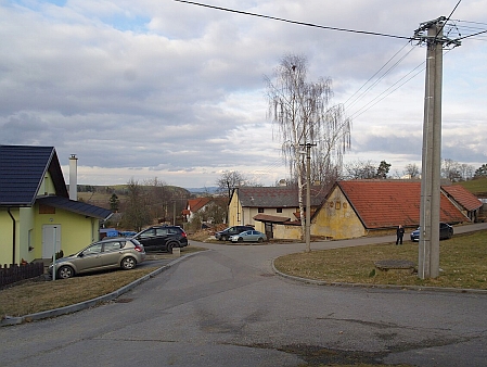 Švihov u Drslavic dnes (2018), stavení čp. 11 tu už nenajdeme