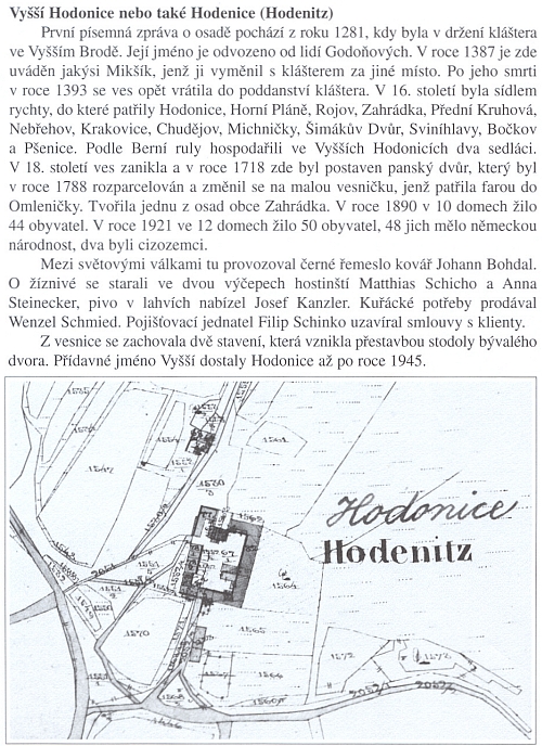 O téměř zaniklé rodné vsi ve druhém díle Kaplického poutníka od Václava Hajera (viz i Franz Freibüchler)