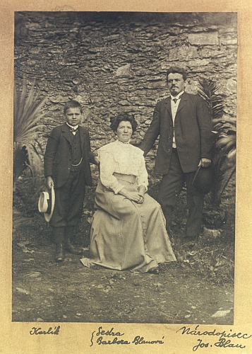 Fotografie rodiny Josefa Blaua