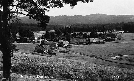 Arnoštov na pohlednici Josefa Seidela