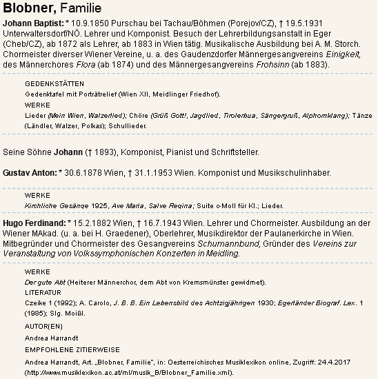 Více o jeho rodině na webové straně rakouského hudebního lexikonu