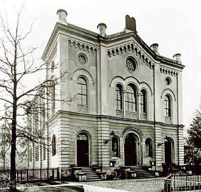 Linecká synagoga, slavnostně otevřená v roce 1877...