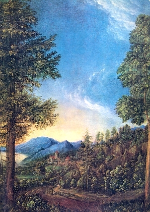 Obraz Dunajská krajina u Řezna, který Albrecht Altdorfer (1480-1538) namaloval někdy v letech 1520-1525, je nejen oslavou Brittingových rodných míst, nýbrž odkazuje i k Hansi Watzlikovi, jehož román o Altdorferovi Der Meister von Regensburg (tj. Řezenský mistr) z roku 1939 byl příčinou, proč mu Brittingovo rodné Řezno jako poválečnému vyhnanci z Nýrska poskytlo útočiště