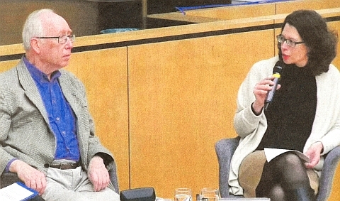 Petr Brod se Zuzanou Jürgensovou v Sudetoněmeckém domě v Mnichově roku 2021