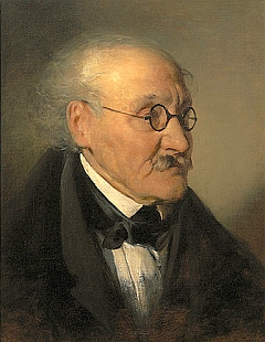 Na portrétu od Friedricha von Amerling (1803-1887