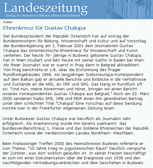 Zpráva z Landeszeitung