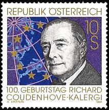 Na rakouské poštovní známce...