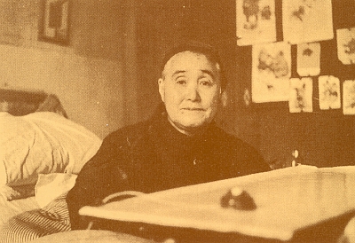 Mitsu Coudenhove krátce před svou smrtí v Mödlingu