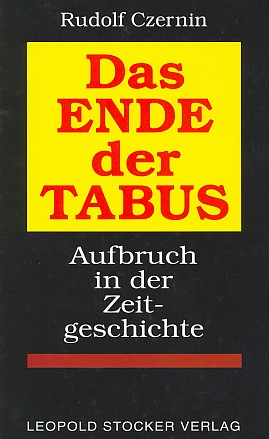 Obálka (1998) knihy, jejíž závěr tvoří Charta německých vyhnanců z 5. srpna 1950 (nakladatelství Leopold Stocker, Graz)