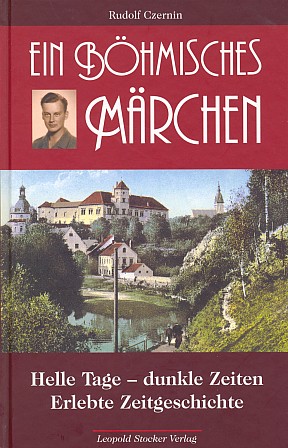 Obálka (2003) jeho vzpomínek s fotografií z mladých let, se starou pohlednicí Jindřichova Hradce a mnoha šumavskými a jihočeskými tématy uvnitř knihy (nakladatelství Leopold Stocker, Graz)