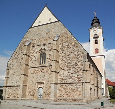 Kostel sv. Hippolyta v rodném Eferdingu