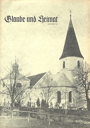 Kostel sv. Tomáše v Horním Nýrsku na obálce krajanského časopisu z listopadu roku 1961