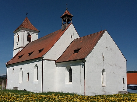 Je zpodobněna v jednom z vitrážových oken v opraveném kostele sv. Martina v Polné