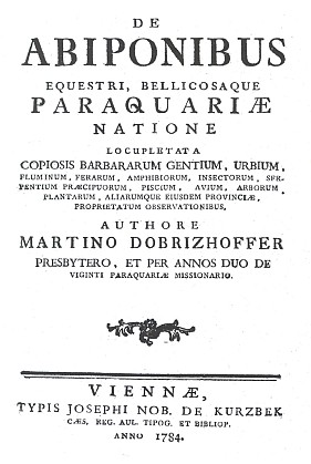 Titulní list (1784) originálního vydání jeho knihy