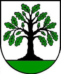 Sandweier, kde je pochován, od roku 1975 část města Baden-Baden, má ve znaku olistěný dub