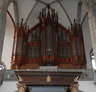 Varhany v českokrumlovském kostele sv. Víta