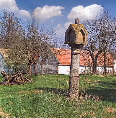 Boží muka v Klažarech (Glasern) blízko Žumberka