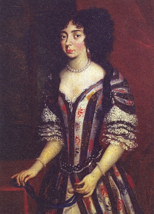 Portrét její a jejího manžela Johanna Christiana (1641-1710), svého muže přežila o 9 let