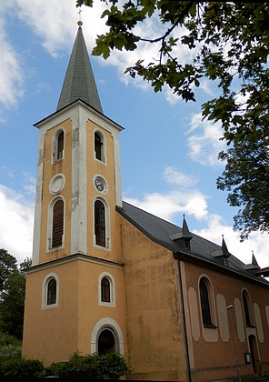 Kostel sv. Anny v rodném Perninku