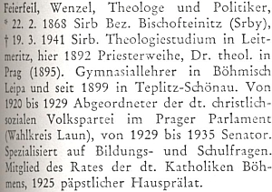 O něm na stránkách biografického slovníku k dějinám českých zemí