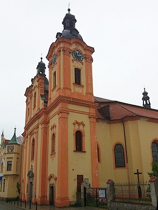 Kostely sv. Jakuba Většího a sv. Jana Nepomuckého v rodném Nepomuku