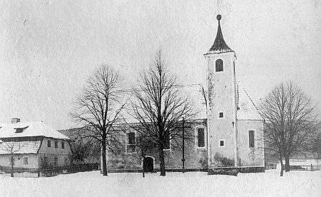Zaniklý kostel sv. Anny v Rybníku, kde také kdysi působil