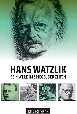 Obálka jeho monografie o Hansi Watzlikovi (tredition, Hamburg, 2020)...