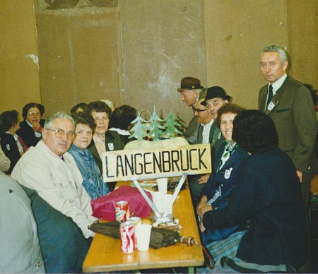 S krajany z Olšiny při Sudetoněmeckém dnu 1987