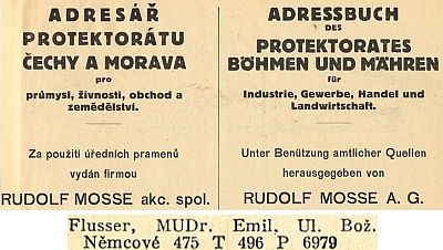 Ještě na stránkách adresáře protektorátu Čechy a Morava z roku 1939 je uveden v seznamu českobudějovických lékařů