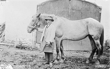 Snímky, zapsané roku 1915 u Seidelů na jméno a adresu Stini Franz a Stini Johann, Langenbruck