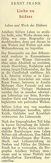 Obálka a záložka (1968) jiné z jeho knih (nakladatelství Kraft, Augsburg)
