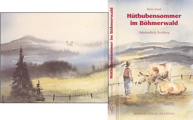 Šumavský motiv s hradem Kašperkem na obálce jiné z jejích knih vydané v nakladatelství Morsak (1993)