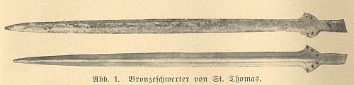 Bronzové meče ze Svatého Tomáše