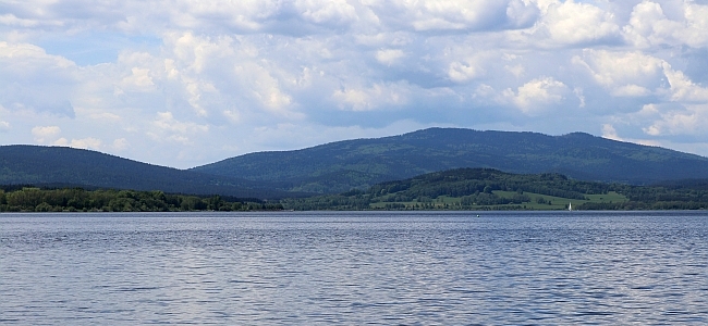 V náletovém porostu vlevo stávala Horní Borková